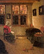 Pieter Janssens Woman Reading Germany oil painting artist